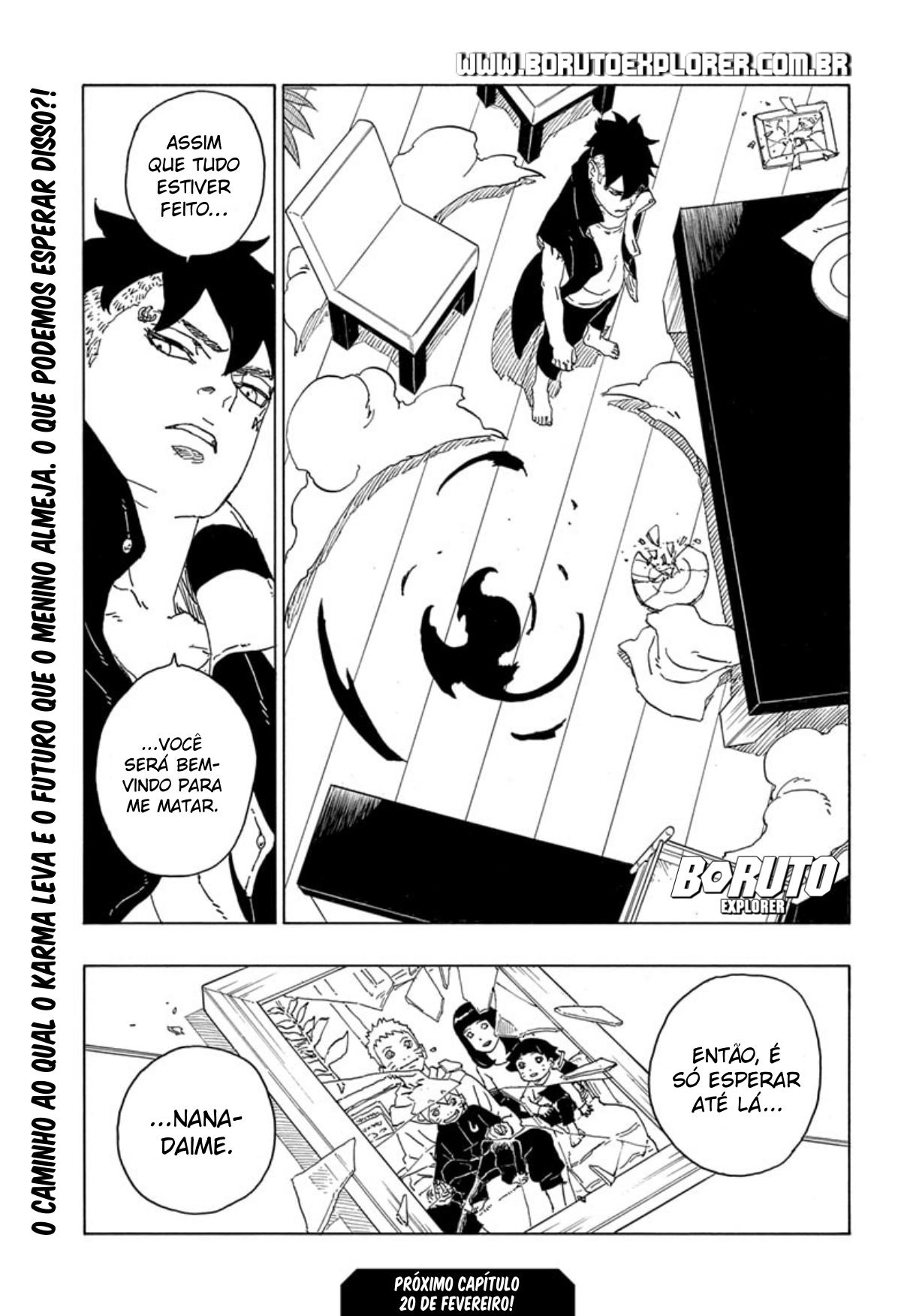 Boruto manga capítulo 77 041