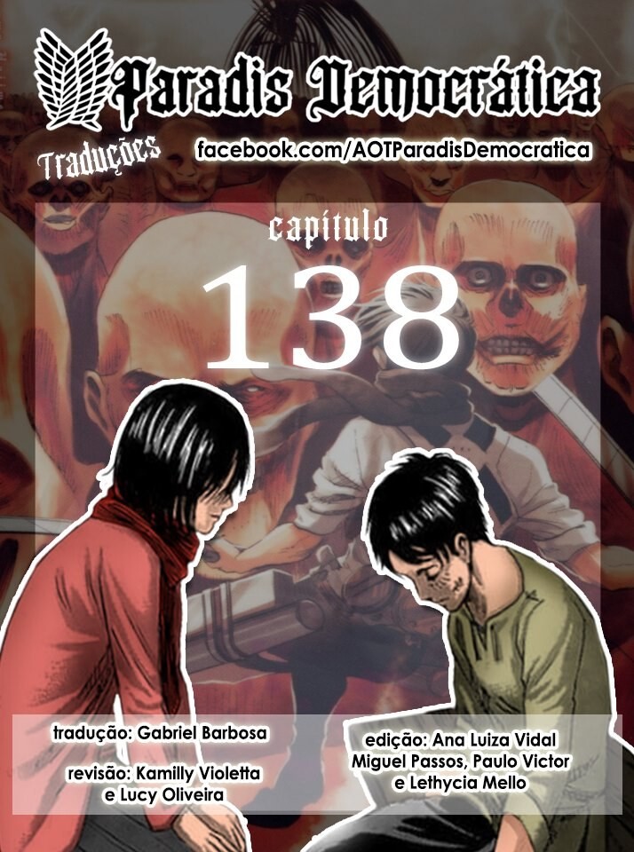 Attack on Titan Capítulo 138: Dica Para Leitura Grátis - Manga
